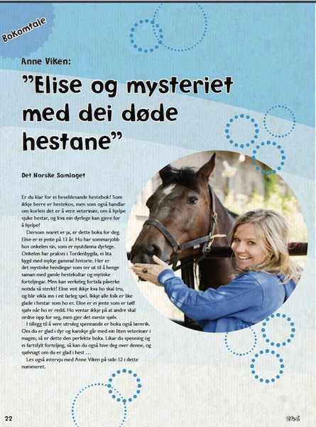 Elise i Norsk barneblad screenprint-2